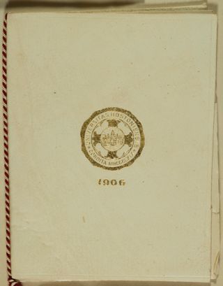 Class of 1906 Boston University Junior Promenade Dance Card, April 28, 1905