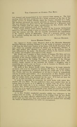 Chapter Letters: Chicago, January 1916, Continued