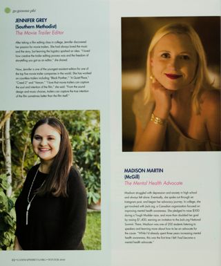 Thirty Under 30: Jennifer Grey (Southern Methodist)