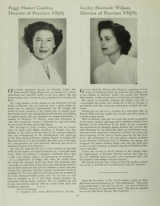 Grand Council Appointments: Peggy Homer Coultas, Director of Province VII(S)