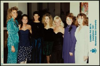 Epsilon Sigma Chapter Installation Photograph, 1991