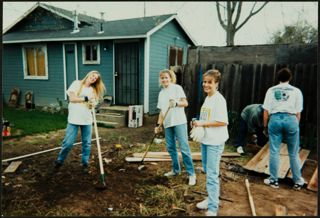 Delta Chi Chapter Community Service Day Photograph, March 21, 1998