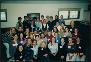 Gamma Kappa Chapter Alumnae and New Members Heritage Supper Photograph, September 25, 2000