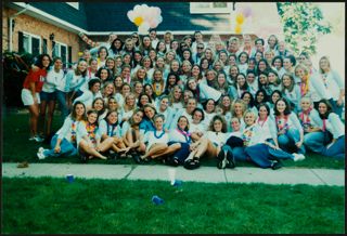 Delta Pi Chapter Bid Day Photograph, Fall 2000
