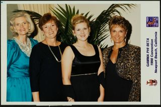 Four Unidentified Gamma Phi Betas at Convention Photograph, June 1998
