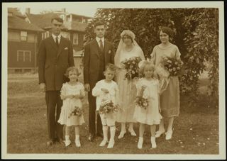 Alida Moss Wedding Photograph, June 15, 1922