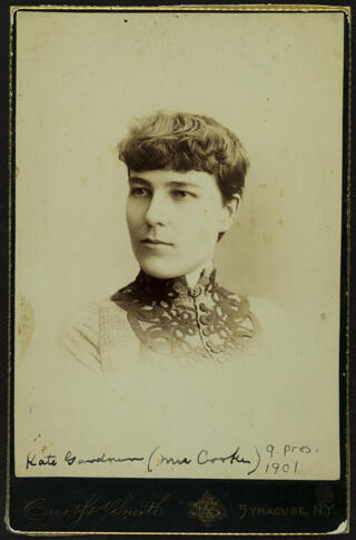 Kate Gardner Portrait Cabinet Card, 1901