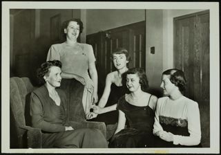 Boise Delegation at Beta Iota Chapter Installation Photograph, October 22, 1949