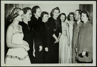 Beta Iota Chapter Installation Photograph, October 22, 1949