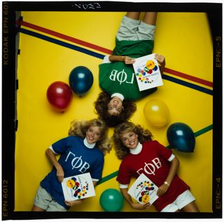 Three Gamma Phi Betas With Merchandise Negative