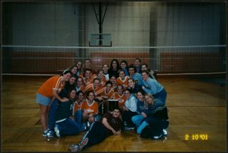 Zeta Delta Chapter Pike Spike Philanthropy Photograph, February 10, 2001