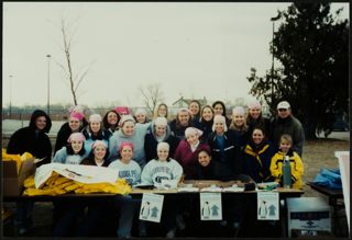 Beta Chi Chapter Penguin 5K Run Photograph, March 3, 2001