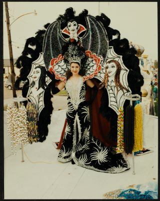 Laura Kambur on Parade Float Photograph