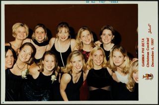 Omega Chapter Christmas Cocktail Photograph, December 5, 1997