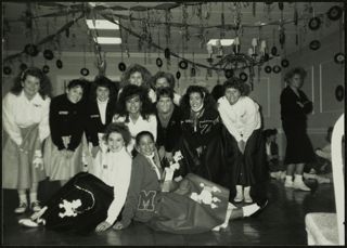 Delta Iota Chapter 1950s Recruitment Dance Photograph