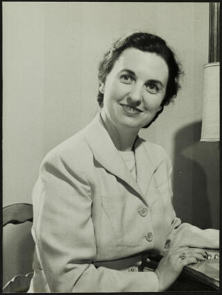 Evelyn Gooding Dippell Portrait Photograph, 1950