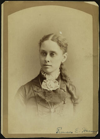 Frances E. Haven Cabinet Card, 1877