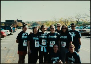 Epsilon Psi Chapter Members at Marathon Photograph, December 2000