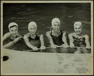 Alumnae Members Swimming Photograph
