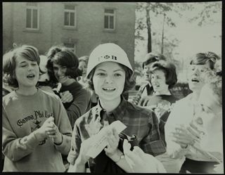 Beta Gamma Chapter New Members Clapping Ceremony Photograph, 1965
