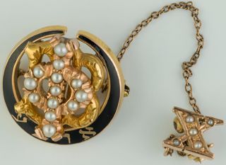 Edith Lindsey Member Badge and Chapter Guard