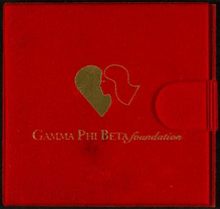 Gamma Phi Beta Foundation 50 Years Ornament, 2009