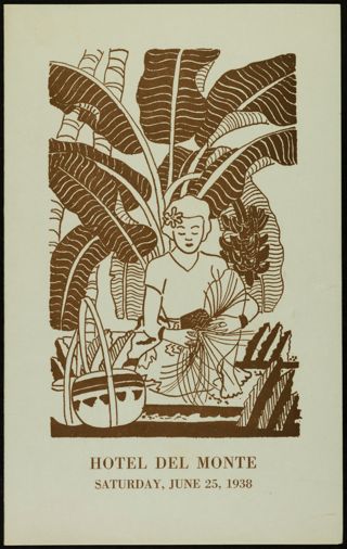 40th Gamma Phi Beta Convention Menu, June 25, 1938