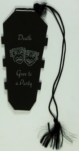 Death Goes to a Party Dance Card, February 17, 1939