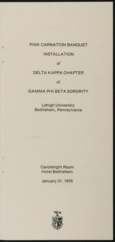 Delta Kappa Chapter Installation