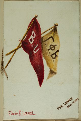 Delta Chapter Spring Banquet Program, May 15, 1903