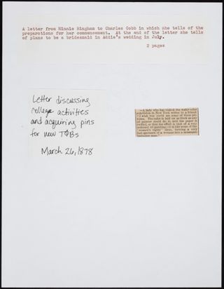 March 26, 1878 Letter Note