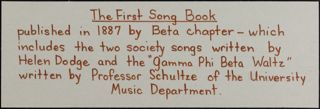 The First Song Book