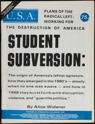 The Destruction of America Student Subversion, c. 1968