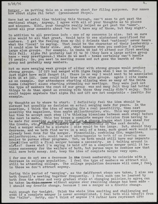 Unknown to Grand Council Memo, September 28, 1976