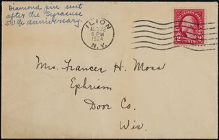 Ruth J. Haker to Mrs. Moss Letter, August 22, 1924