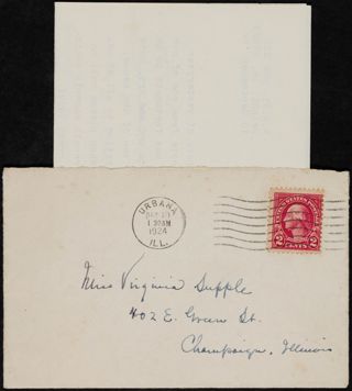 Frances E. Haven Moss to Virginia Letter, December 9, 1924