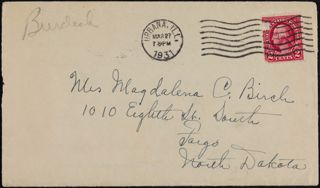 Frances E. Haven Moss to Mrs. Birch Letter, March 27, 1931