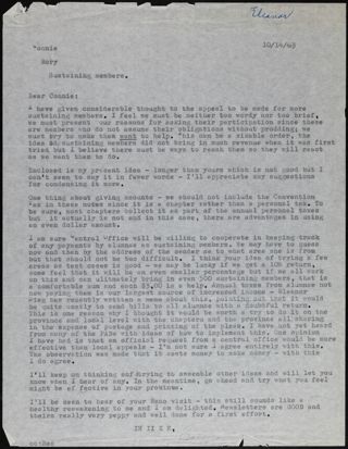 Bory Reid to Connie Letter, October 14, 1963