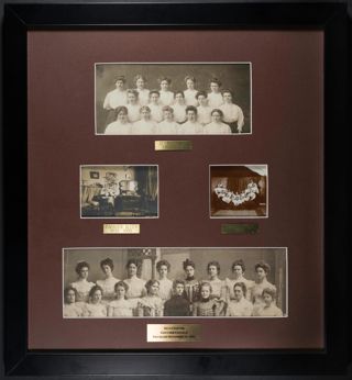 Zeta Chapter Framed Photographs, 1893