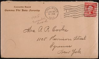 Elizabeth P. Putnam to Kate I. Cooke Letter, June 26, 1905