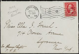 Esther Rich Reilly to Ella I. French Letter, June 12, 1899