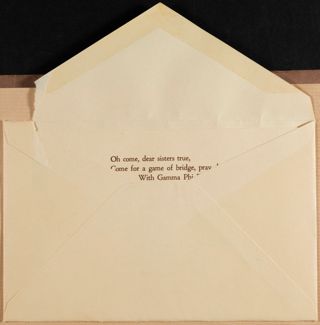 Oh Come, Dear Sisters True Card, 1929