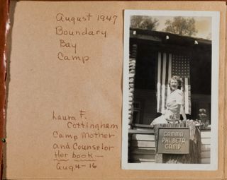 Boundary Bay Camp Scrapbook, Page 1