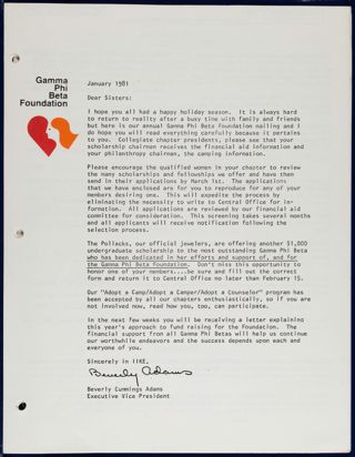 Gamma Phi Beta Children's Camp Scrapbook, Page 27