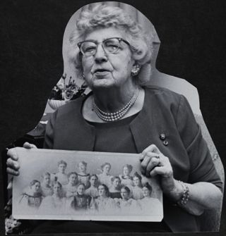 Florence M. Mitchell Smith Holding Photo Photograph