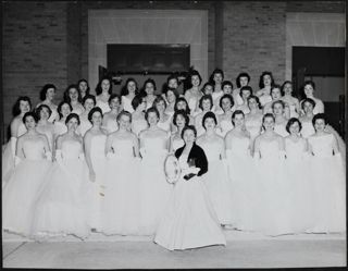 Beta Tau Chapter at Interfraternity Sing-Song Group Photograph