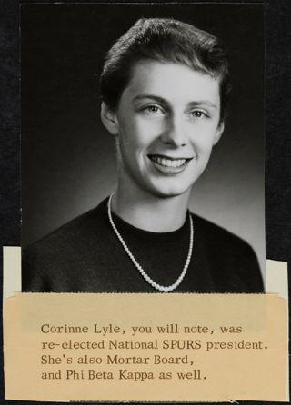 Corinne Mae Lyle Portrait Photograph, 1950s