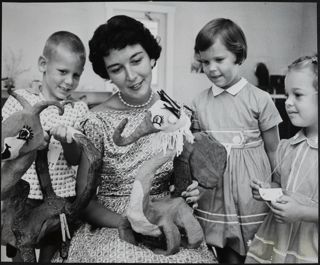 June Morgan Young and Students Photograph, 1960s