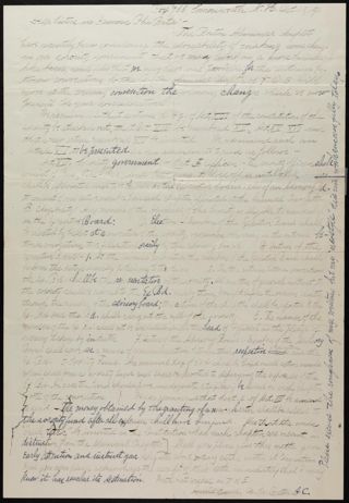 Annie Lund to Sisters in Gamma Phi Beta Letter, October 13, 1893