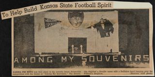 To Help Build Kansas State Football Spirit Newspaper Clipping, May 1961